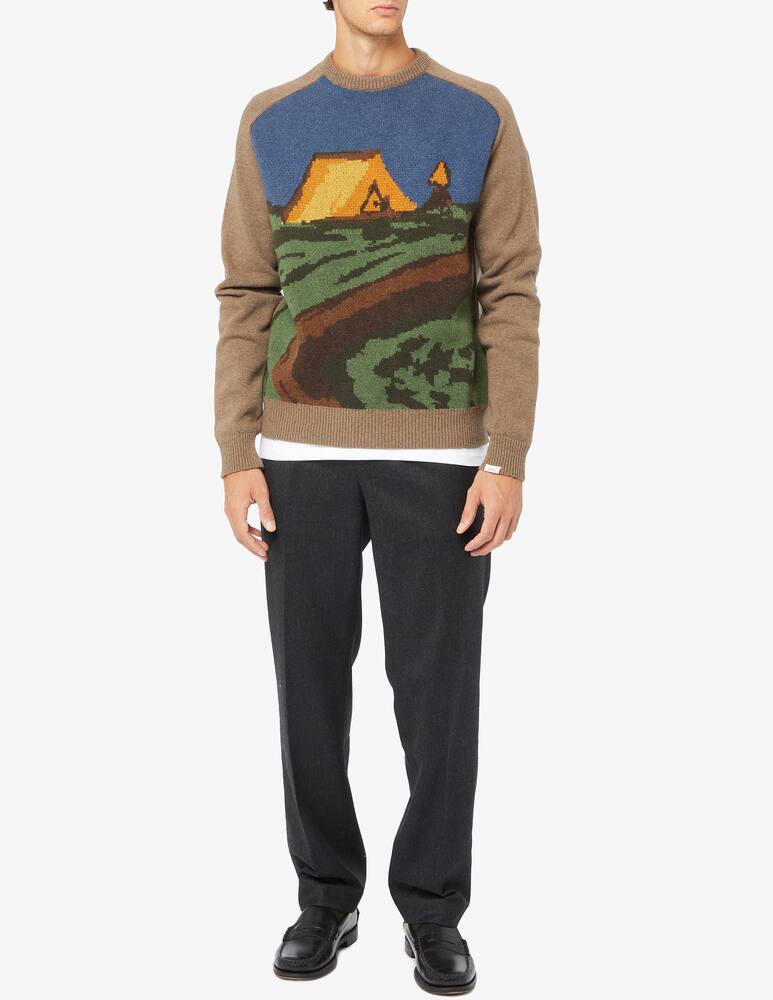 rinascente Foret Camp jacquard jumper