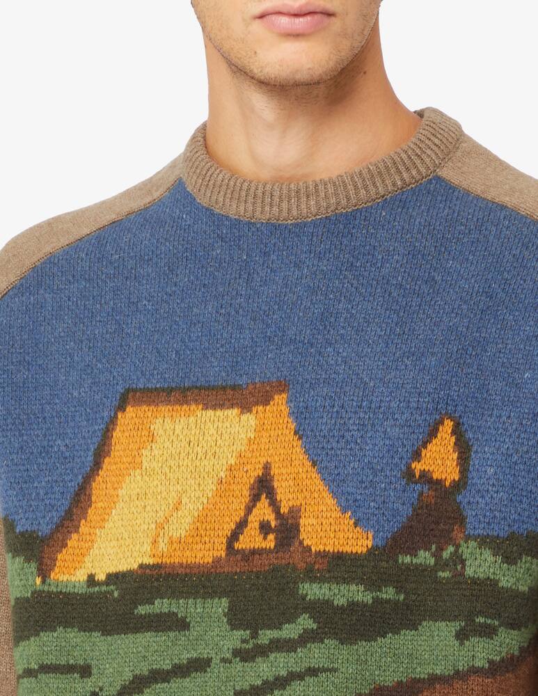 rinascente Foret Camp jacquard jumper