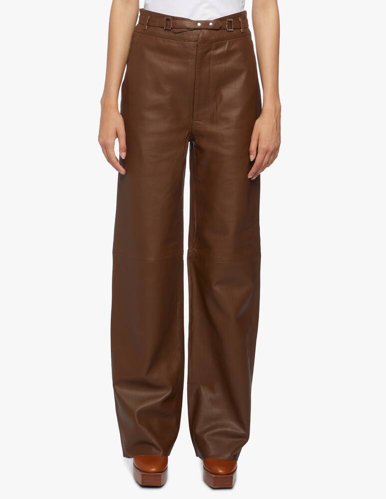 rinascente Remain Bocca pants leather