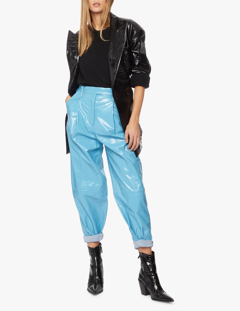 rinascente Remain Carrot pence leather pants