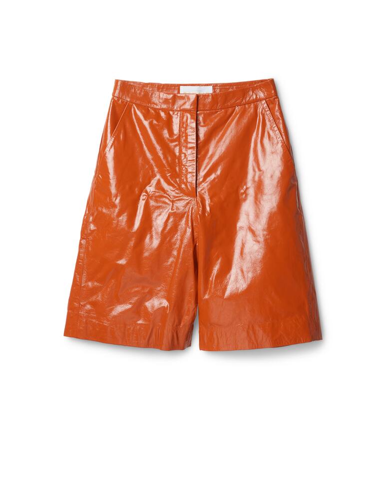 rinascente Remain Maisy lether bermuda shorts