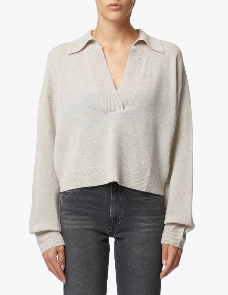 rinascente Remain Polo crop in lana merino Patty