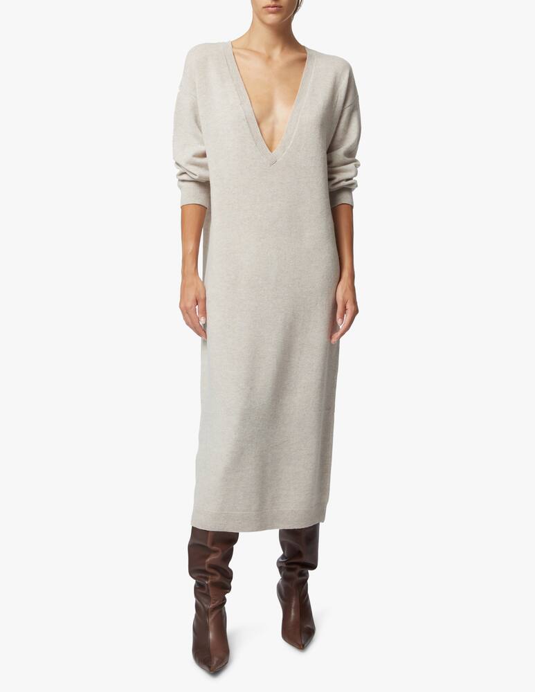 rinascente Remain Vestito midi a manica lunga in lana merino Valcyrie