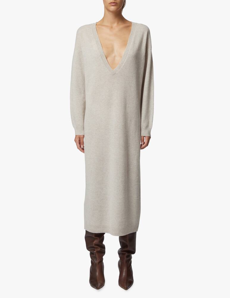 rinascente Remain Vestito midi a manica lunga in lana merino Valcyrie