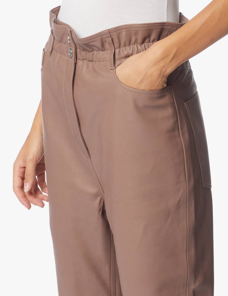 rinascente Remain Pantaloni cargo in pelle Gracele