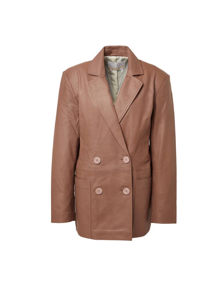 rinascente Remain Leather blazer Deborah