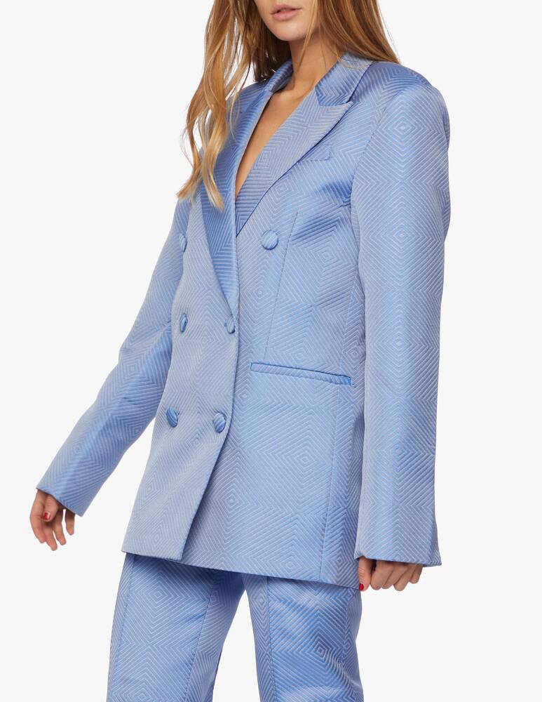 rinascente Rotate Fox double-breasted long blazer