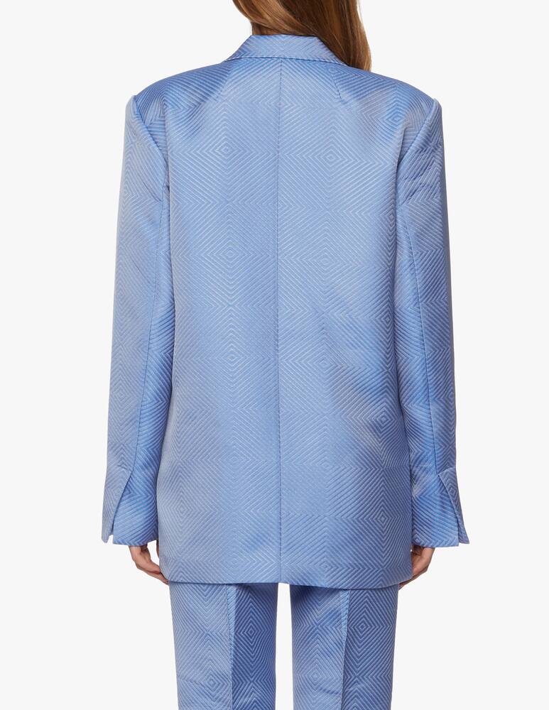 rinascente Rotate Fox double-breasted long blazer