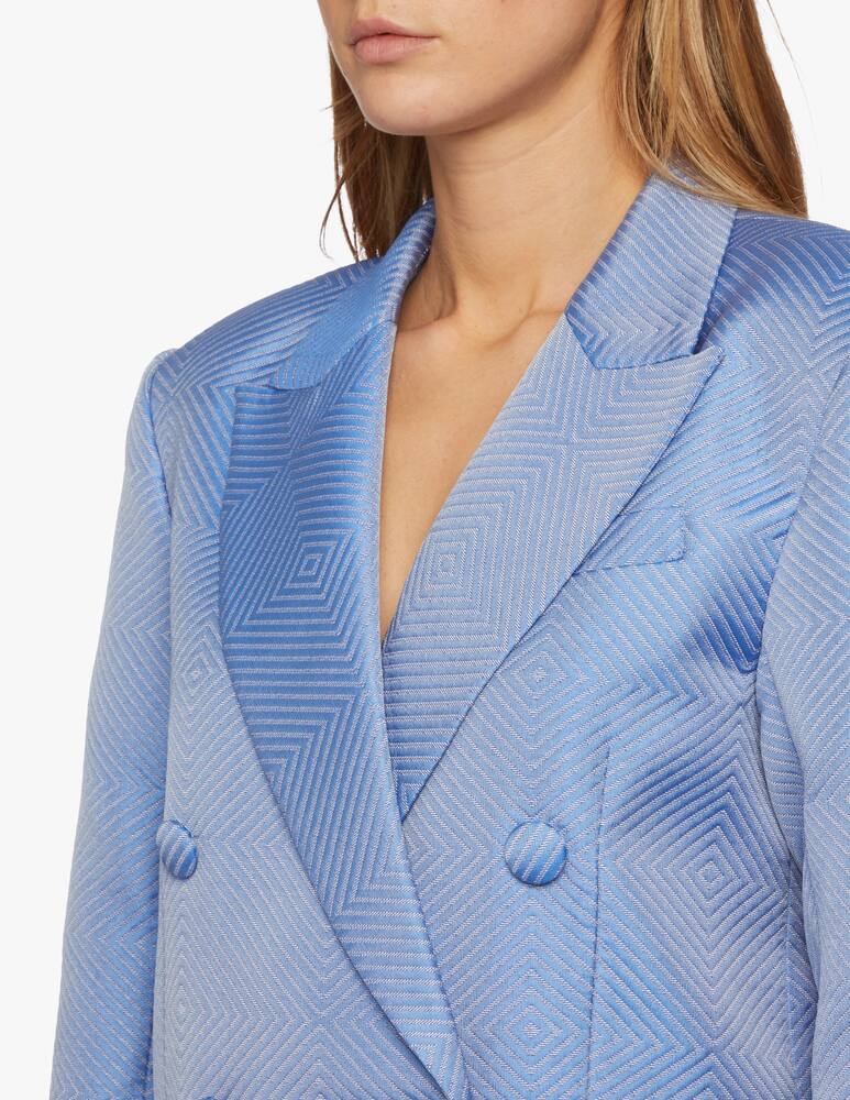 rinascente Rotate Fox double-breasted long blazer