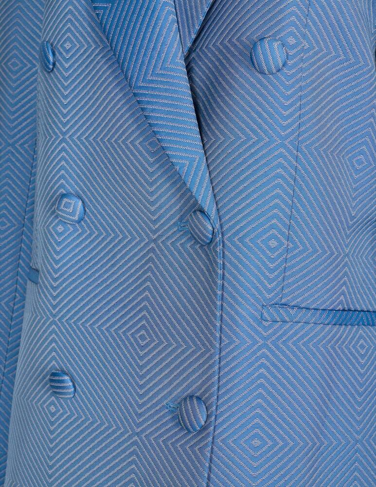 rinascente Rotate Fox double-breasted long blazer