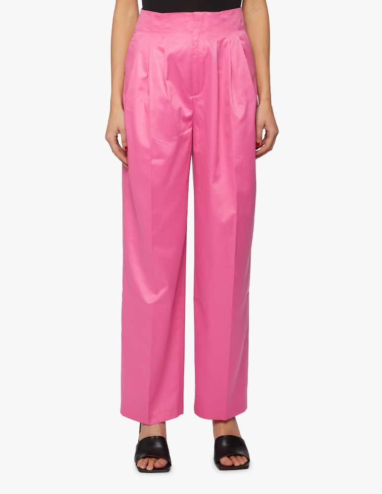 rinascente Rotate Janis fake leather pence cargo pants