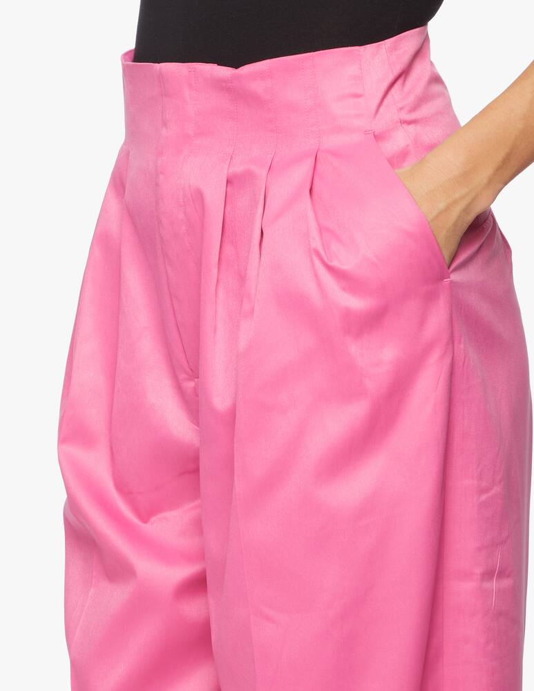 rinascente Rotate Janis fake leather pence cargo pants