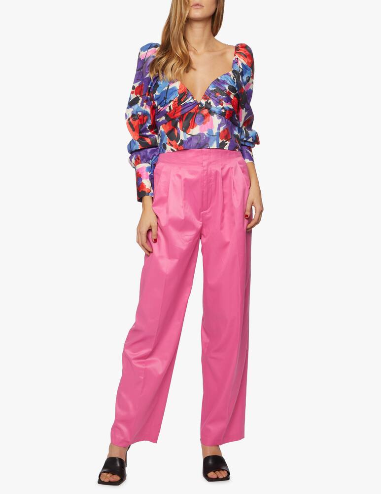 rinascente Rotate Blusa crop floreale con scollo quadrato Joni