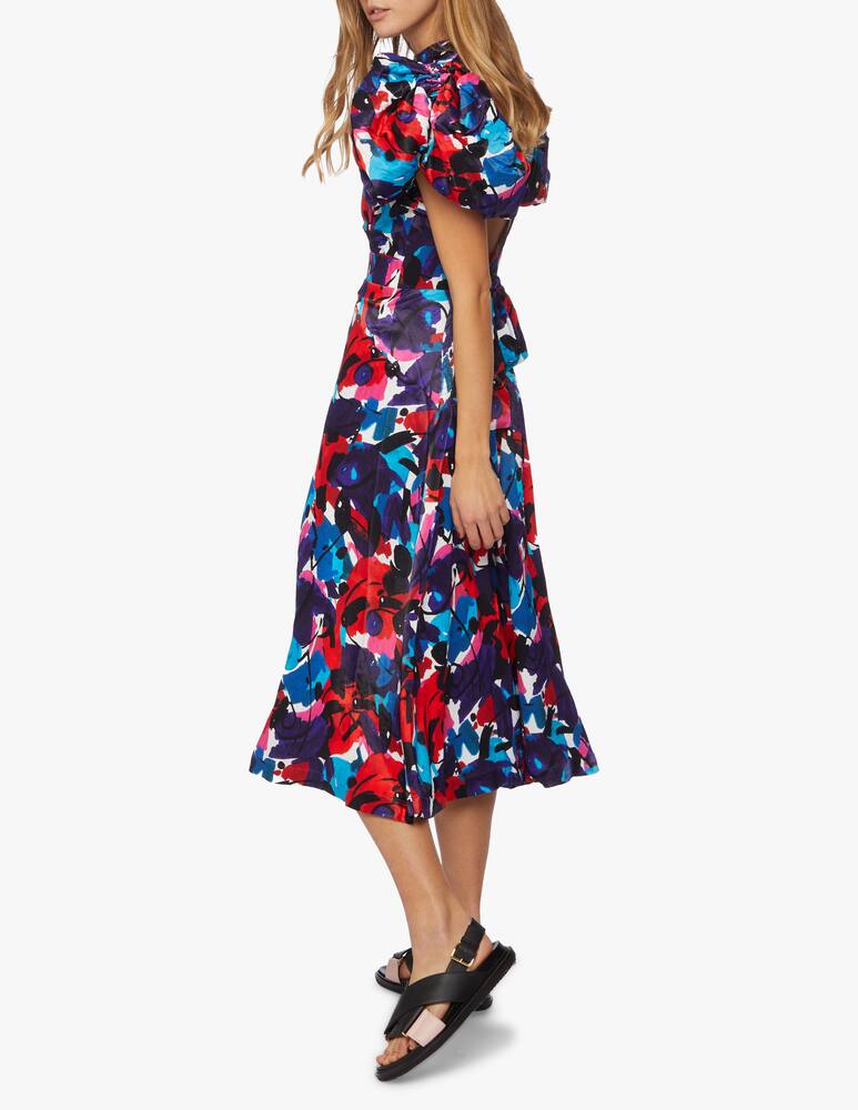 rinascente Rotate Abito midi floreale con maniche a sbuffo Dawn