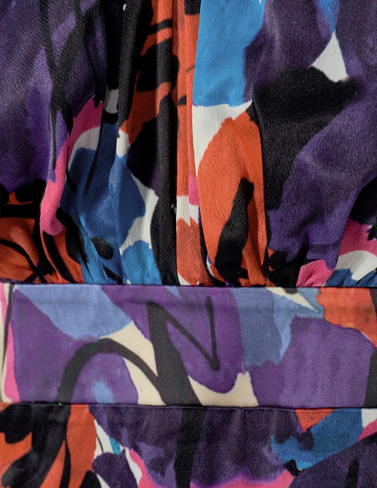 rinascente Rotate Abito midi floreale con maniche a sbuffo Dawn