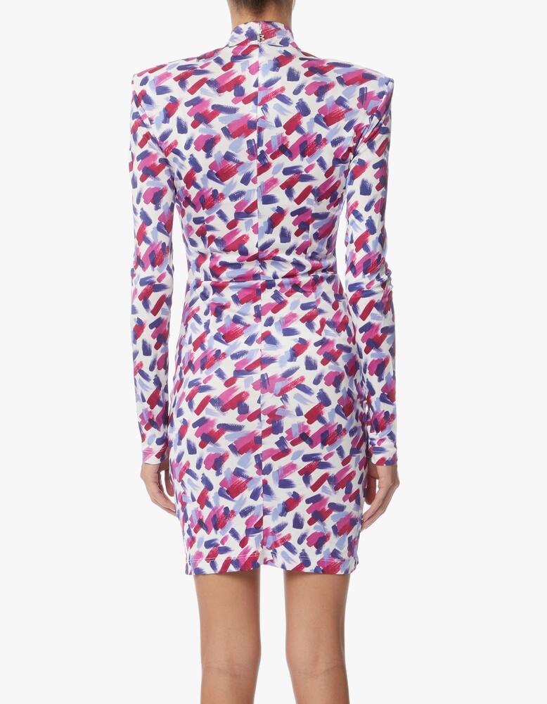 rinascente Rotate Viscose long sleeved mini dress Miki