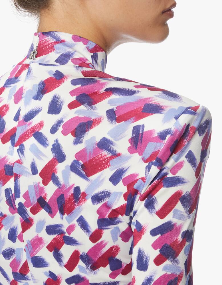 rinascente Rotate Viscose long sleeved mini dress Miki