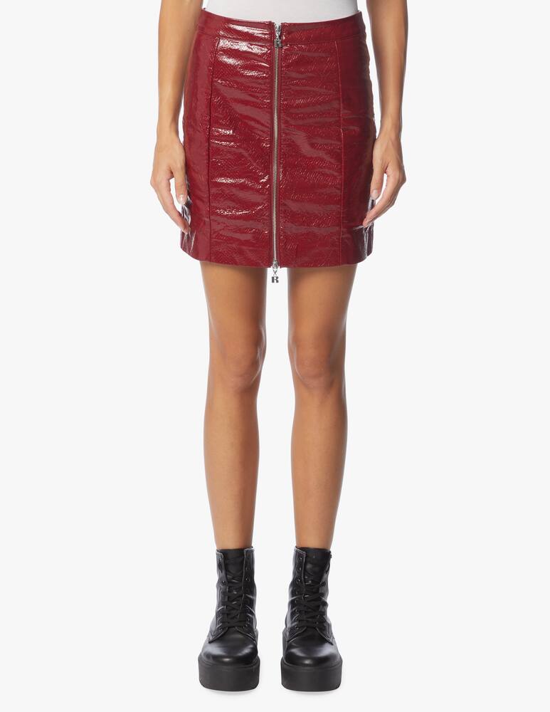 rinascente Rotate Mini skirt with zip Kari