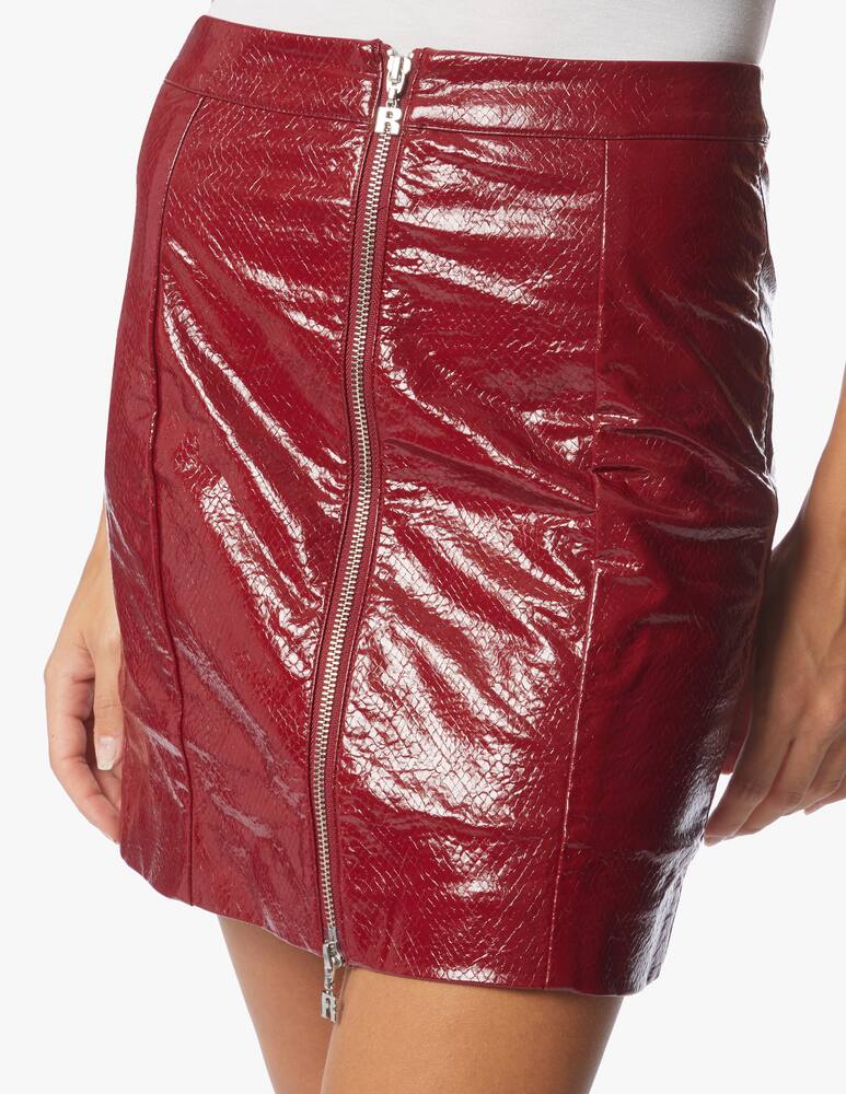 rinascente Rotate Mini skirt with zip Kari