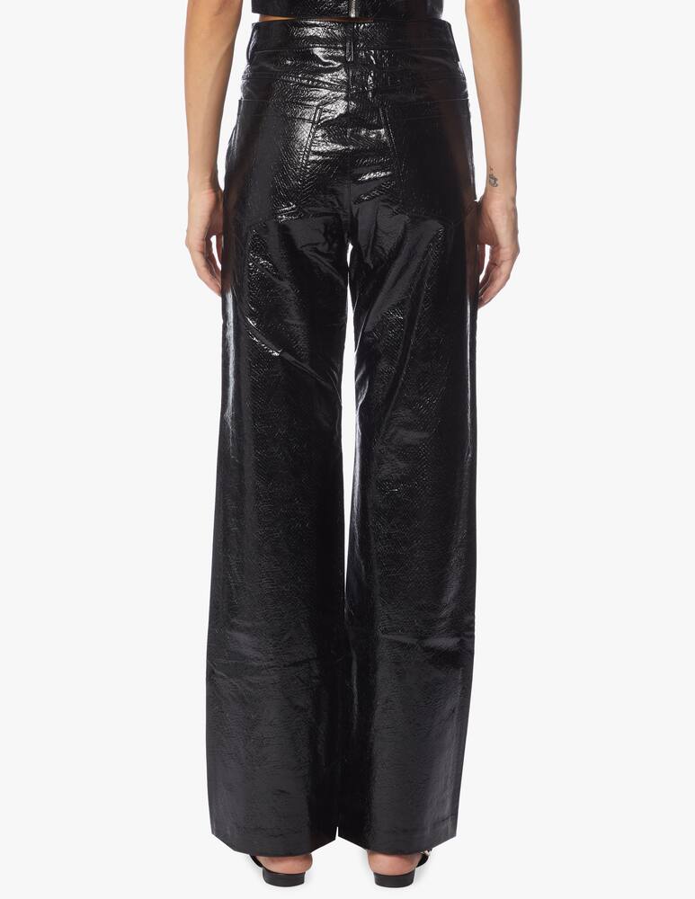 rinascente Rotate Pantaloni a zampa in similpelle Rotie