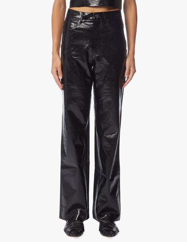 rinascente Rotate Pantaloni a zampa in similpelle Rotie