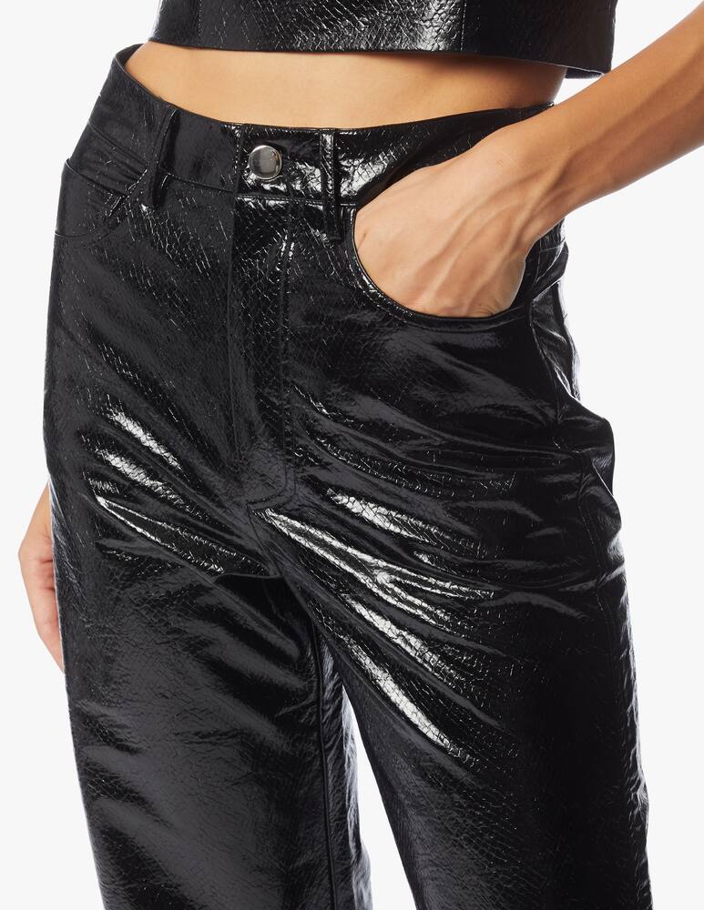 rinascente Rotate Pantaloni a zampa in similpelle Rotie