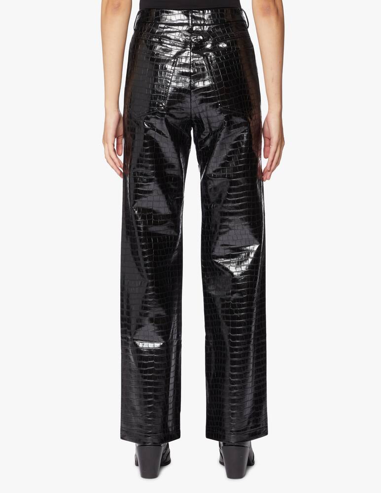 rinascente Rotate Pantaloni a zampa in similpelle Rotie