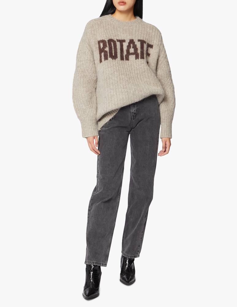 rinascente Rotate Wool blend jumper Brandy