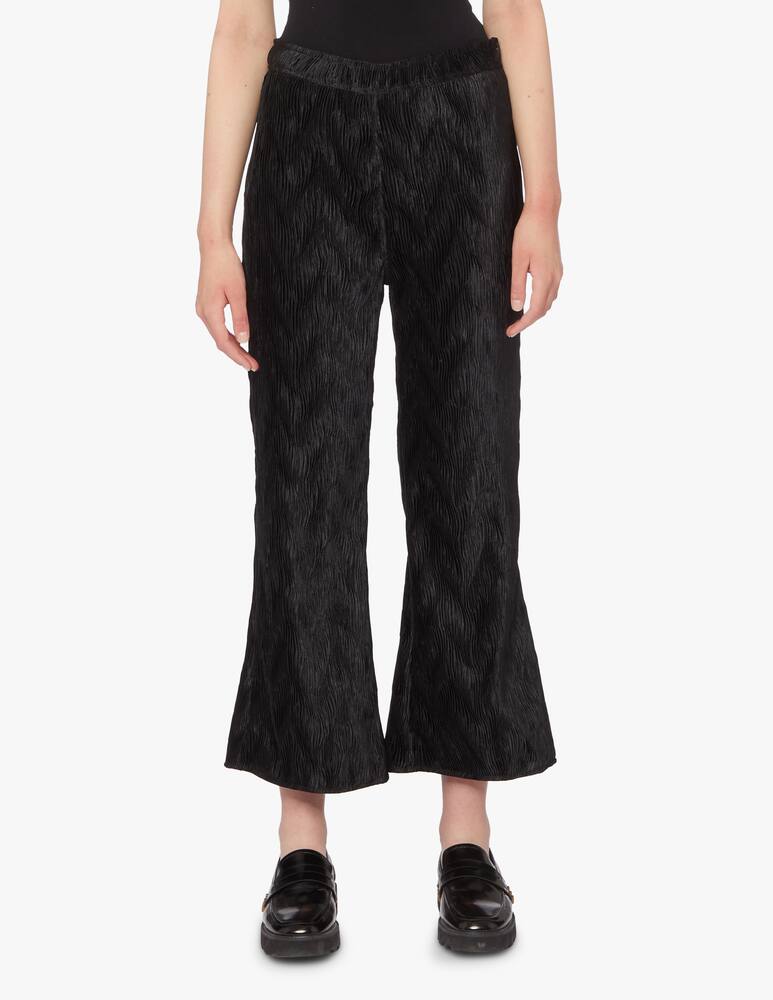 rinascente Ganni Pantaloni a zampa plissetati