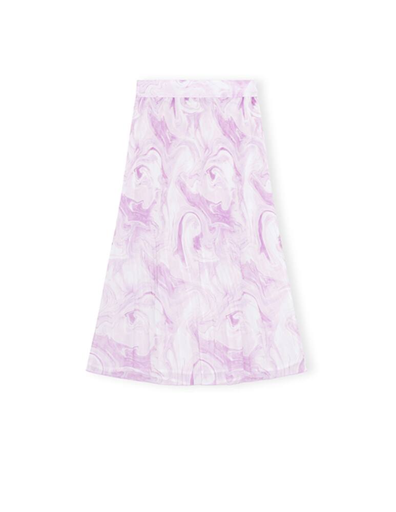 rinascente Ganni Pleated midi skirt