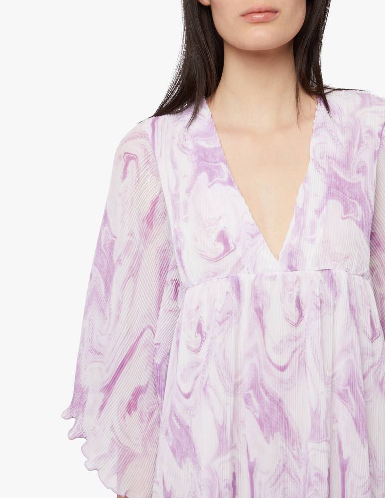 rinascente Ganni V-neck mini dress