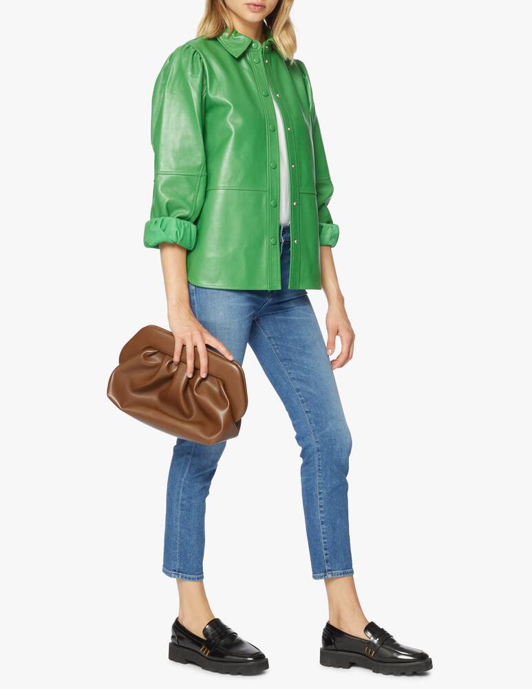 rinascente Ganni Leather shirt