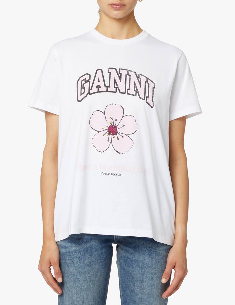 rinascente Ganni T-shirt in cotone