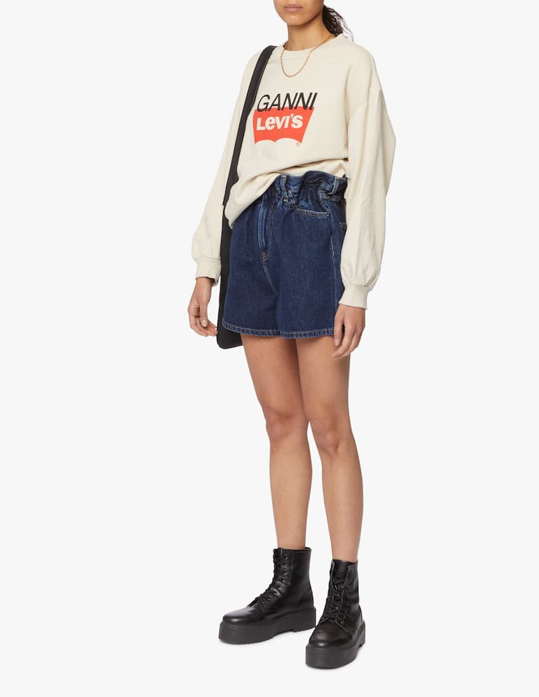 rinascente Ganni Pantaloni corti di jeans