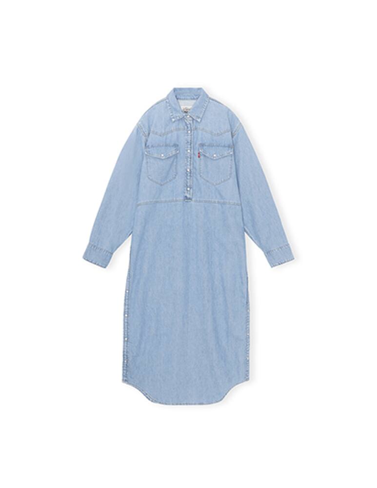 Ganni Denim midi dress - picture 5 Ganni Denim midi dress - picture 5