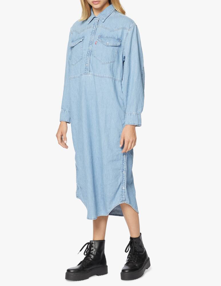 Ganni Denim midi dress - picture 1 Ganni Denim midi dress - picture 1