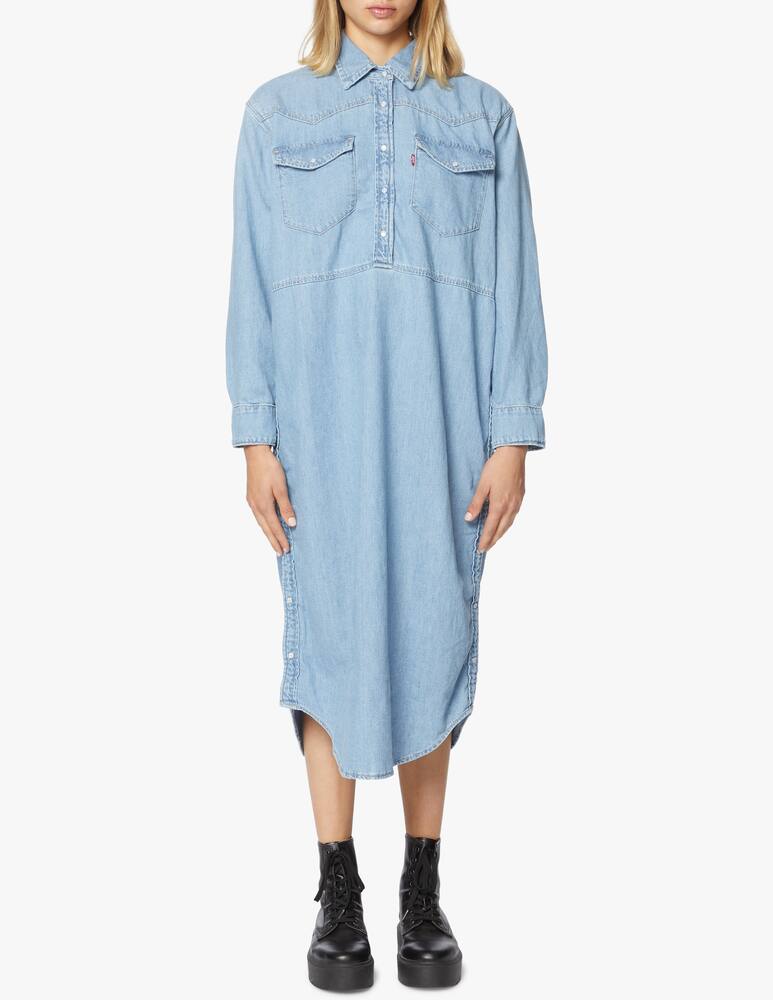 Ganni Denim midi dress - picture 2 Ganni Denim midi dress - picture 2