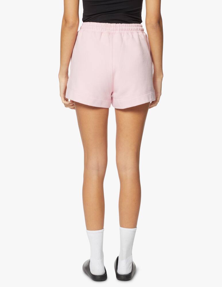 rinascente Ganni Short with logo - pink