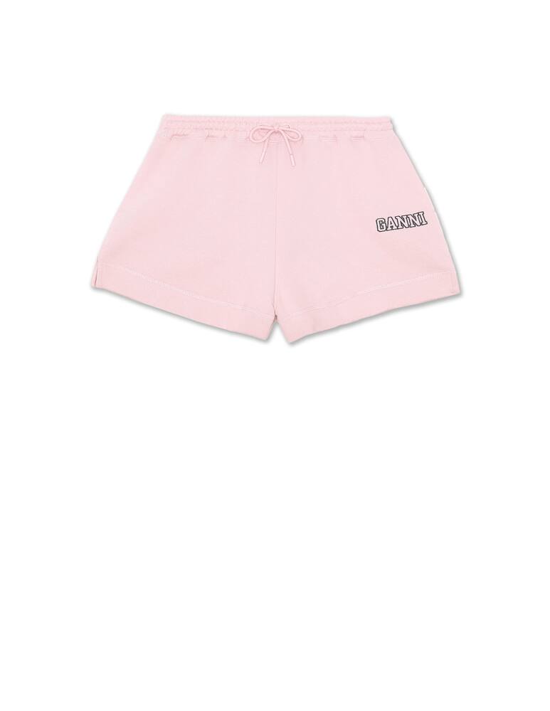 rinascente Ganni Short with logo - pink