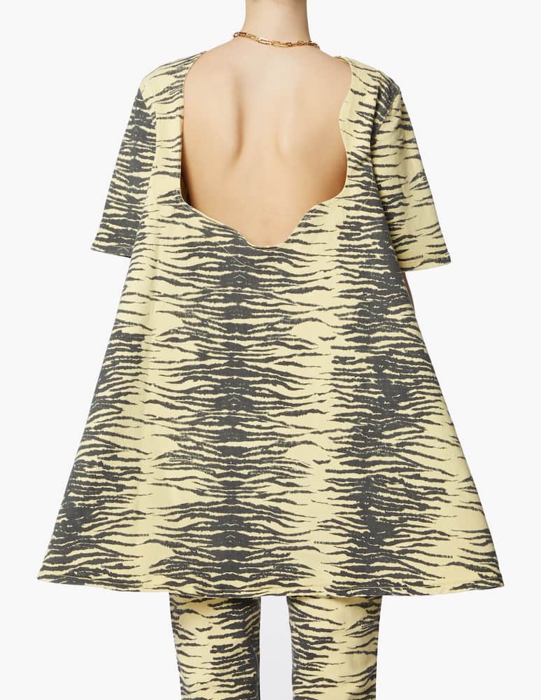 rinascente Ganni Vestito corto a manica corta