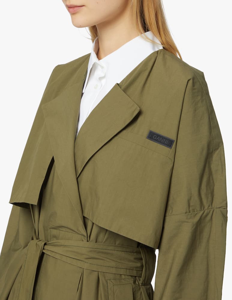 Ganni Cotton blend trench - picture 4 Ganni Cotton blend trench - picture 4