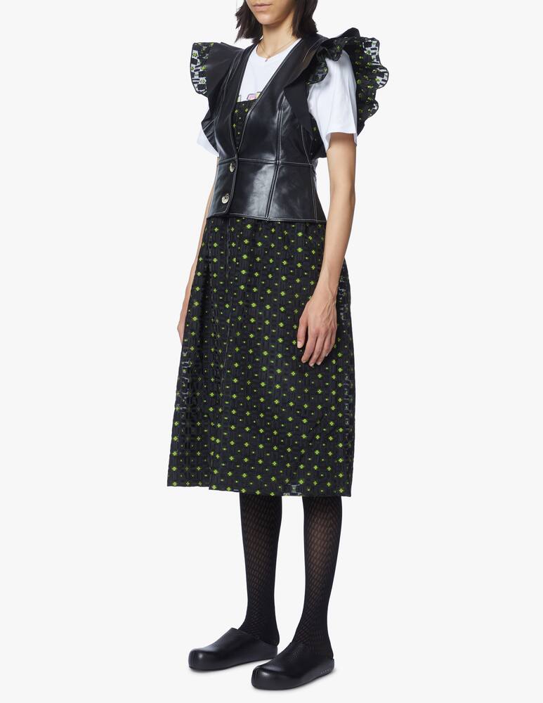 rinascente Ganni Leather top