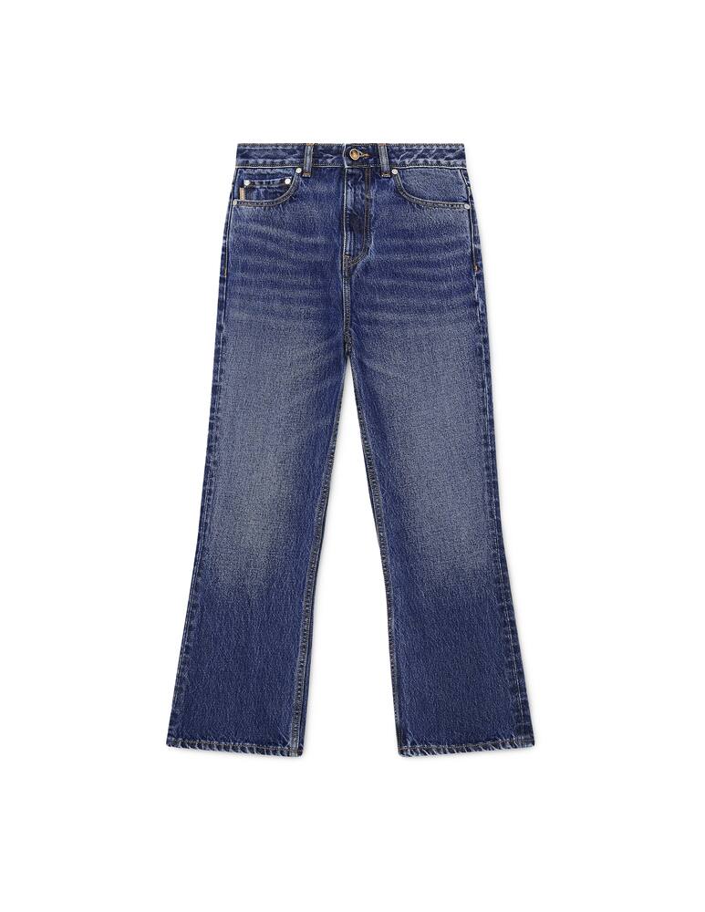 rinascente Ganni High rise cropped jeans