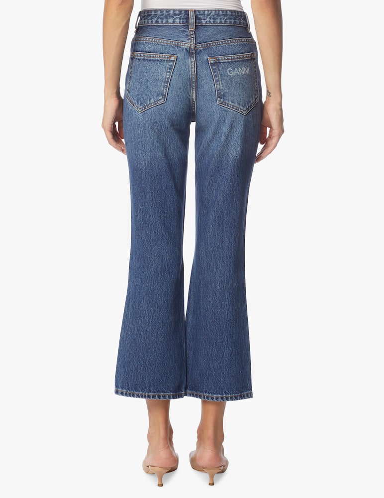 Ganni Jeans cropped a vita alta - immagine 3 Ganni Jeans cropped a vita alta - immagine 3