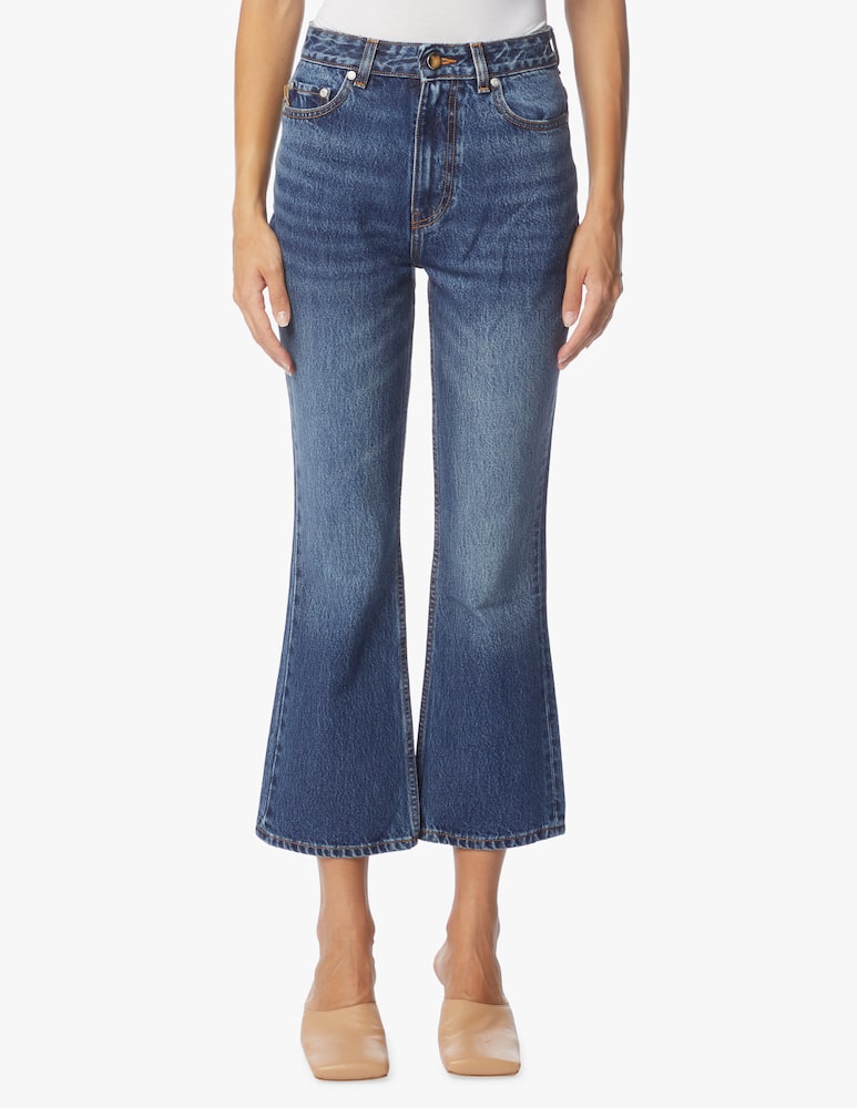 Ganni Jeans cropped a vita alta - immagine 2 Ganni Jeans cropped a vita alta - immagine 2