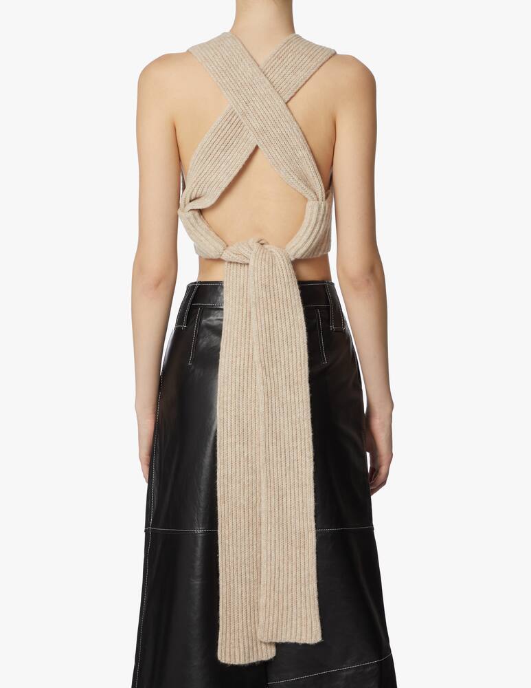 rinascente Ganni Top senza manica