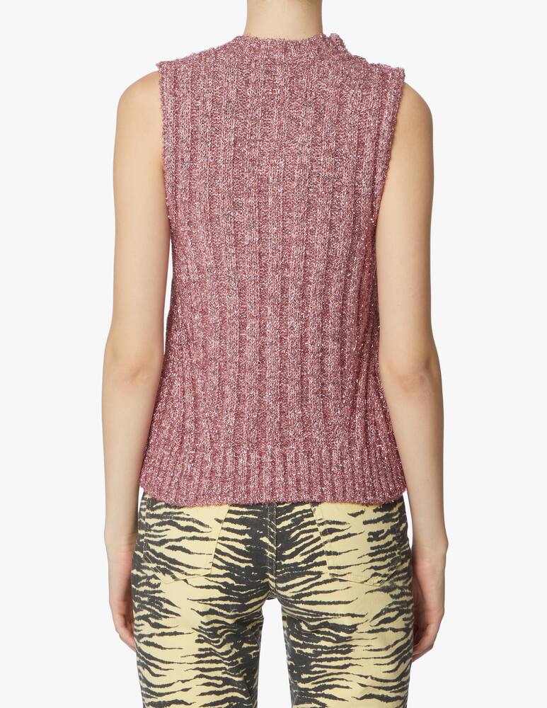 rinascente Ganni Gilet in misto cotone