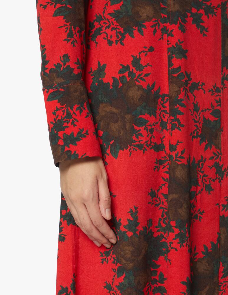 rinascente Ganni Long sleeved maxi dress