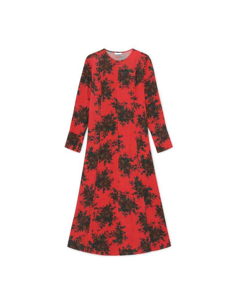 rinascente Ganni Long sleeved maxi dress