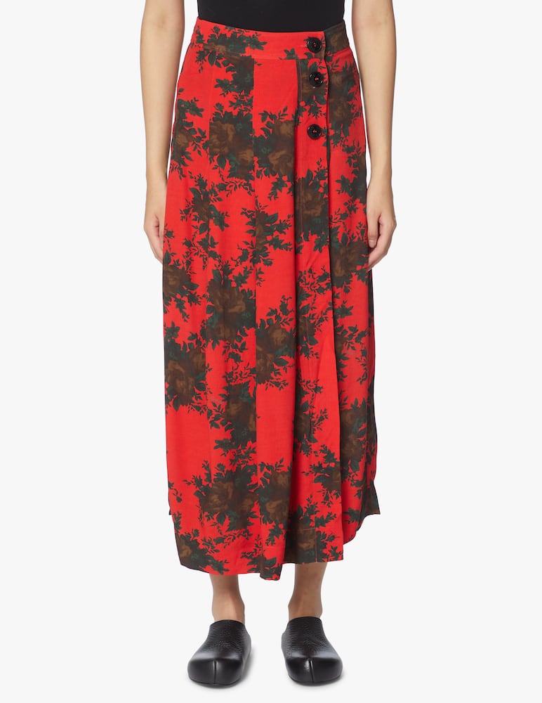 rinascente Ganni Viscose maxi skirt 